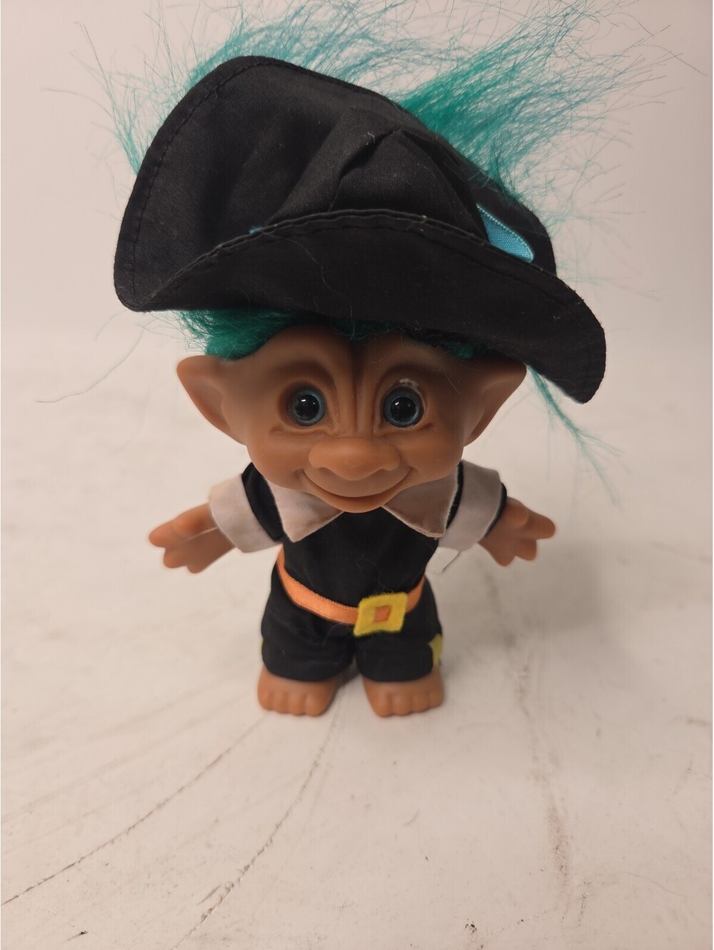 Vintage Troll Dolls Russ 1990s Ace Novelty Pilgrim Thanksgiving Doll